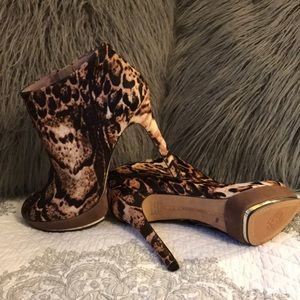 Vince Camuto Leopard Bootie